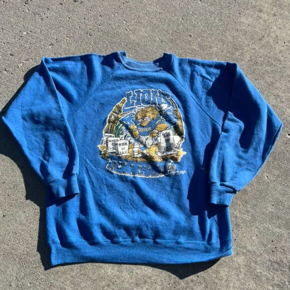 Hanes Other - Vintage Detroit Lions Territory Crewneck